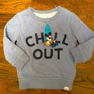 Gap Baby Disney Mickey Mouse sweatshirt